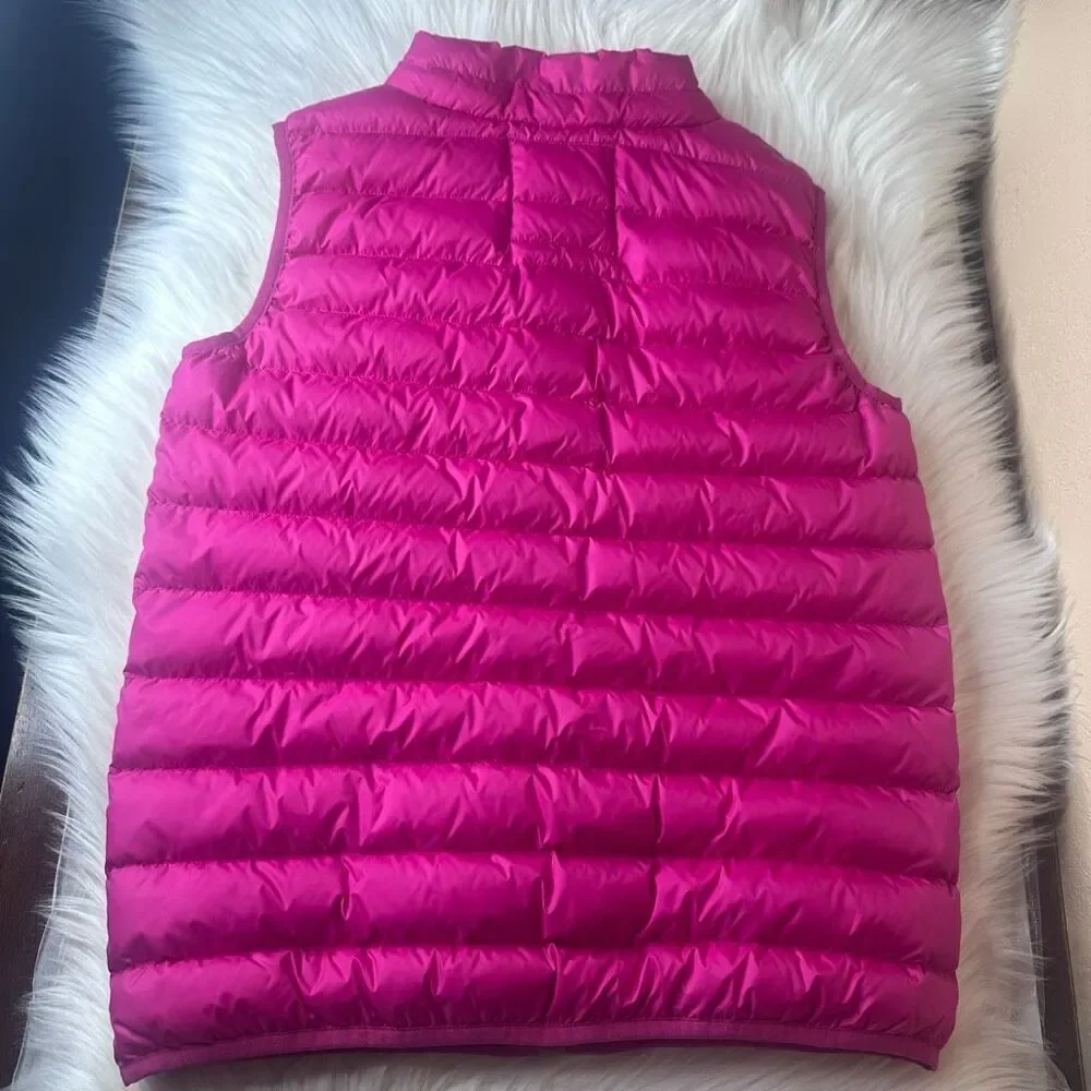 Hanna Andersson Pink Down Puffer Vest Size 14-16